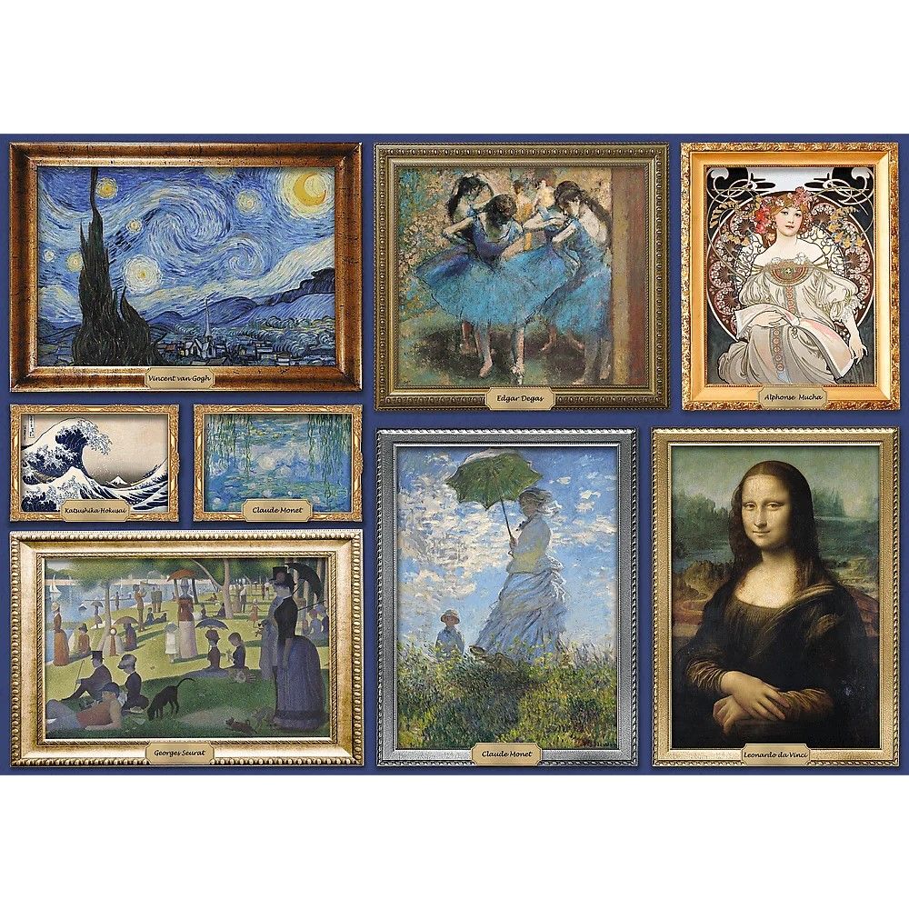 PUZZLE TREFL 1000 ART COLLECTION O COLECTIE DE CAPODOPERE DE ARTA
