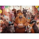 PUZZLE TREFL 200 CAPIBARA SI TORT DE ZIUA DE NASTERE