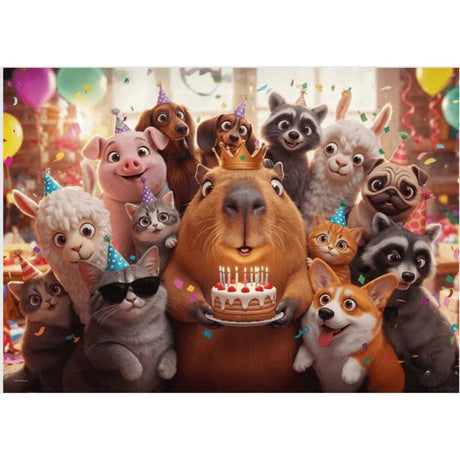 PUZZLE TREFL 200 CAPIBARA SI TORT DE ZIUA DE NASTERE