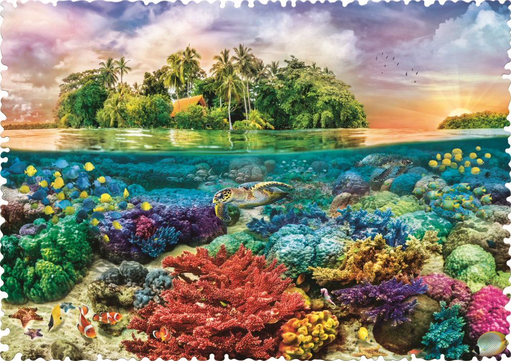PUZZLE TREFL 600 CU PIESE CIUDATE - INSULA EXOTICA