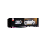 MASINA CU TELECOMANDA BENTLEY CONTINENTAL GT ALB CU SCARA 1 LA 24