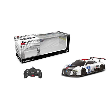 MASINA CU TELECOMANDA AUDI R8 LMS PERFORMANCE ALB SCARA 1 LA 18