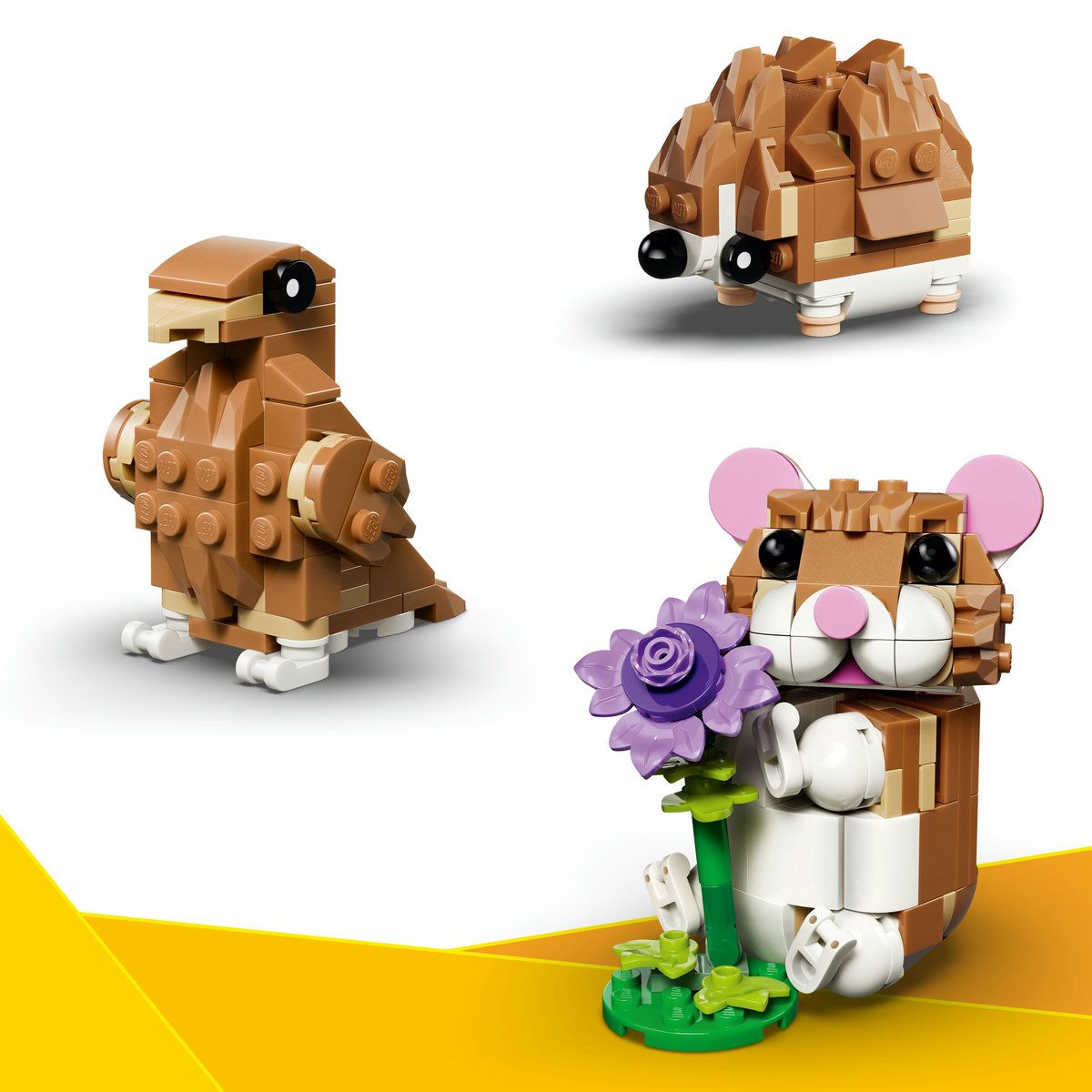 LEGO CREATOR HAMSTER ADORABIL CU O FLOARE 31376