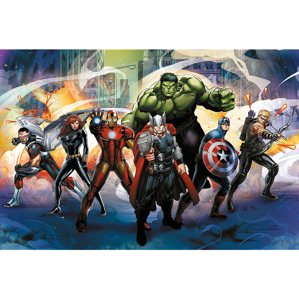 PUZZLE TREFL 160 MARVEL RAZBUNATORII SUPERPUTERI