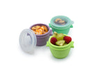 SET 4 RECIPIENTE SILICON SNAP&GO, MELII, 118 ML