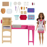 BARBIE SI TERESA RETETA PENTRU PRIETENIE SET PAPUSA TERESA SI BUCATARIE CU ACCESORII