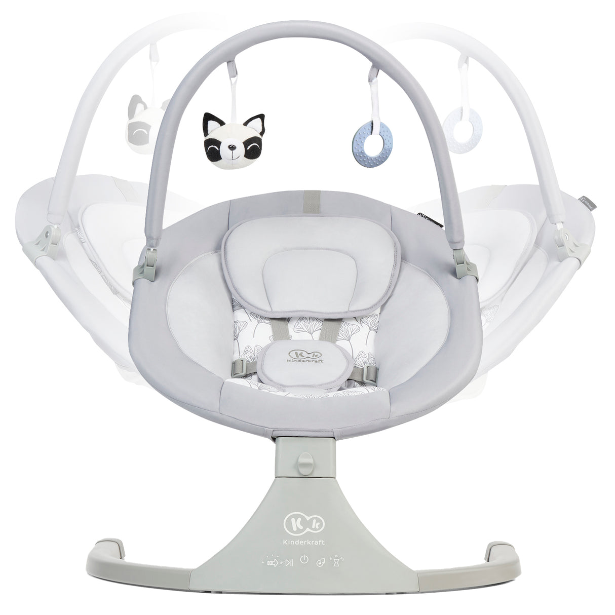 LEAGAN ELECTRIC KINDERKRAFT LULI, 2 IN 1, GREY