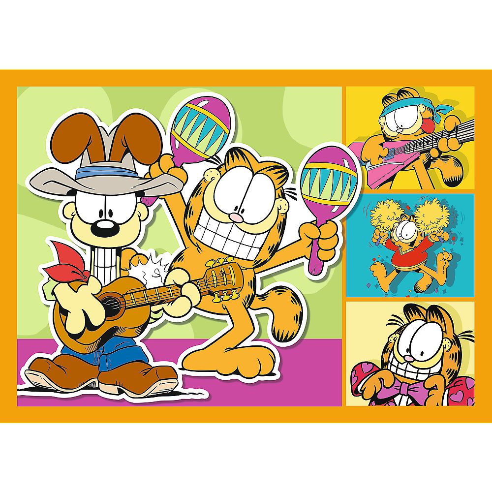 PUZZLE 4IN1 LUI GARFIELD II PLACE LASAGNA