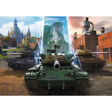 PUZZLE TREFL 500 WORLD OF TANKS TIMP PENTRU ACTIUNE