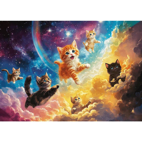 PUZZLE TREFL 500 PISICUTE SPATIALE