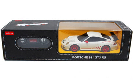 MASINA CU TELECOMANDA PORSCHE GT3 RS ALB CU SCARA 1 LA 24
