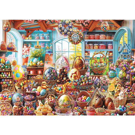 PUZZLE TREFL 500 PREMIUM PLUS SPRING BLOOM MAGAZIN DE DULCIURI DE PASTE