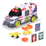 DICKIE TOYS AMBULANTA CU LUMINI SI SUNETE 35.5CM