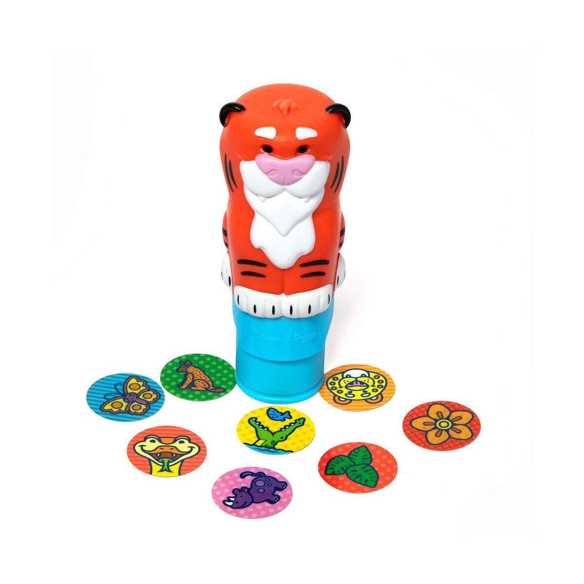 MELISSA AND DOUG STICKER WOW SET DE JOACA AUTOCOLANTE SI STAMPILA TIGRU