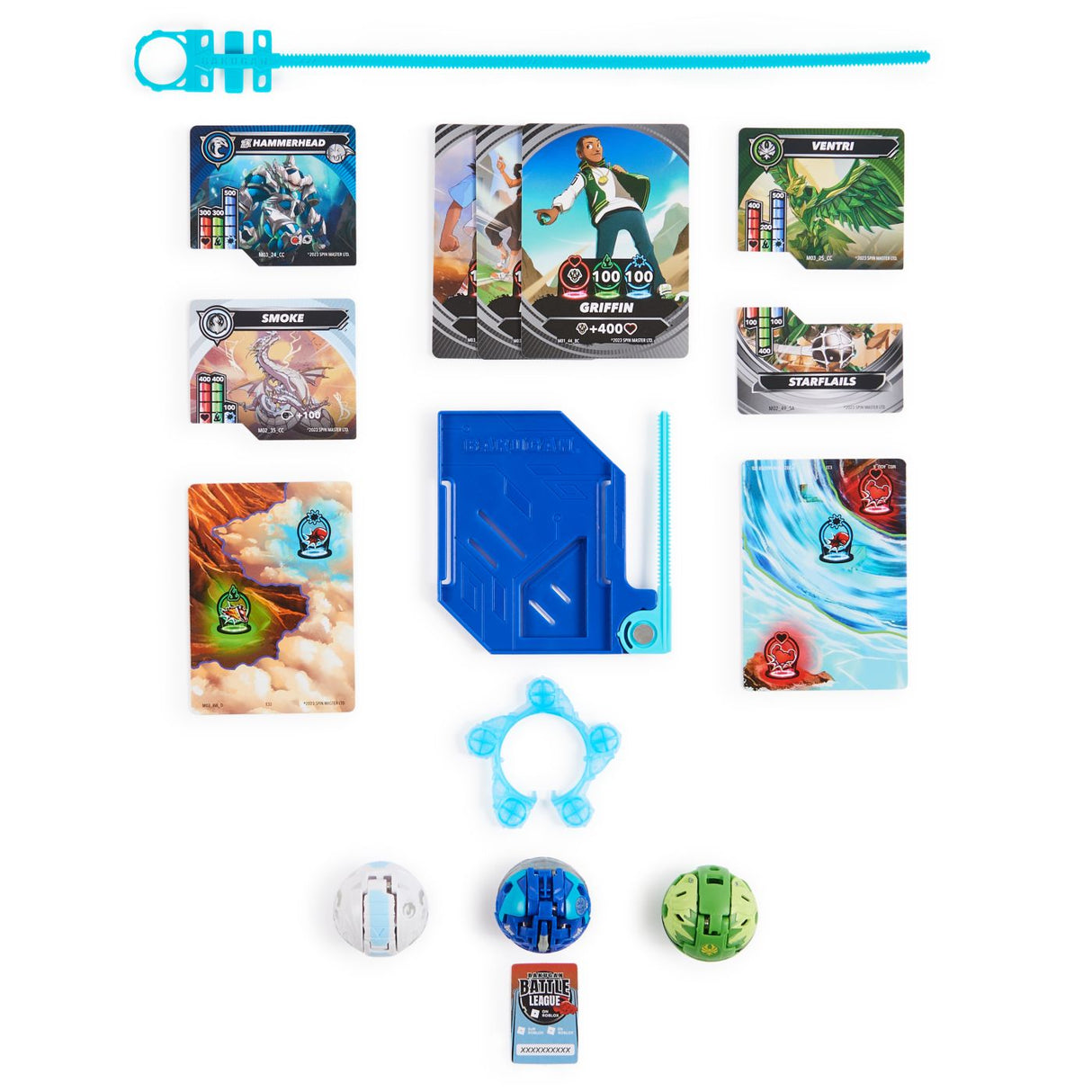BAKUGAN STARTER PACK HAMMERHEAD VENTRI SMOKE