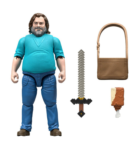 MINECRAFT SET FIGURINA STEVE CU ACCESORII