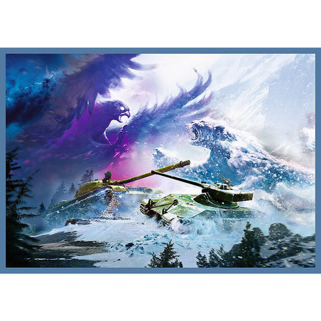PUZZLE TREFL 4X250 WORLD OF TANKS BATALIE GROZAVA CU TANCURI