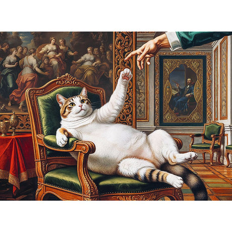 PUZZLE TREFL 500 PREMIUM PLUS PETS AS ART MAJESTATEA SA PUFOASA