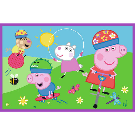 PUZZLES 2X24 PEPPA PIG O ZI LA JOACA CU PEPPA PIG