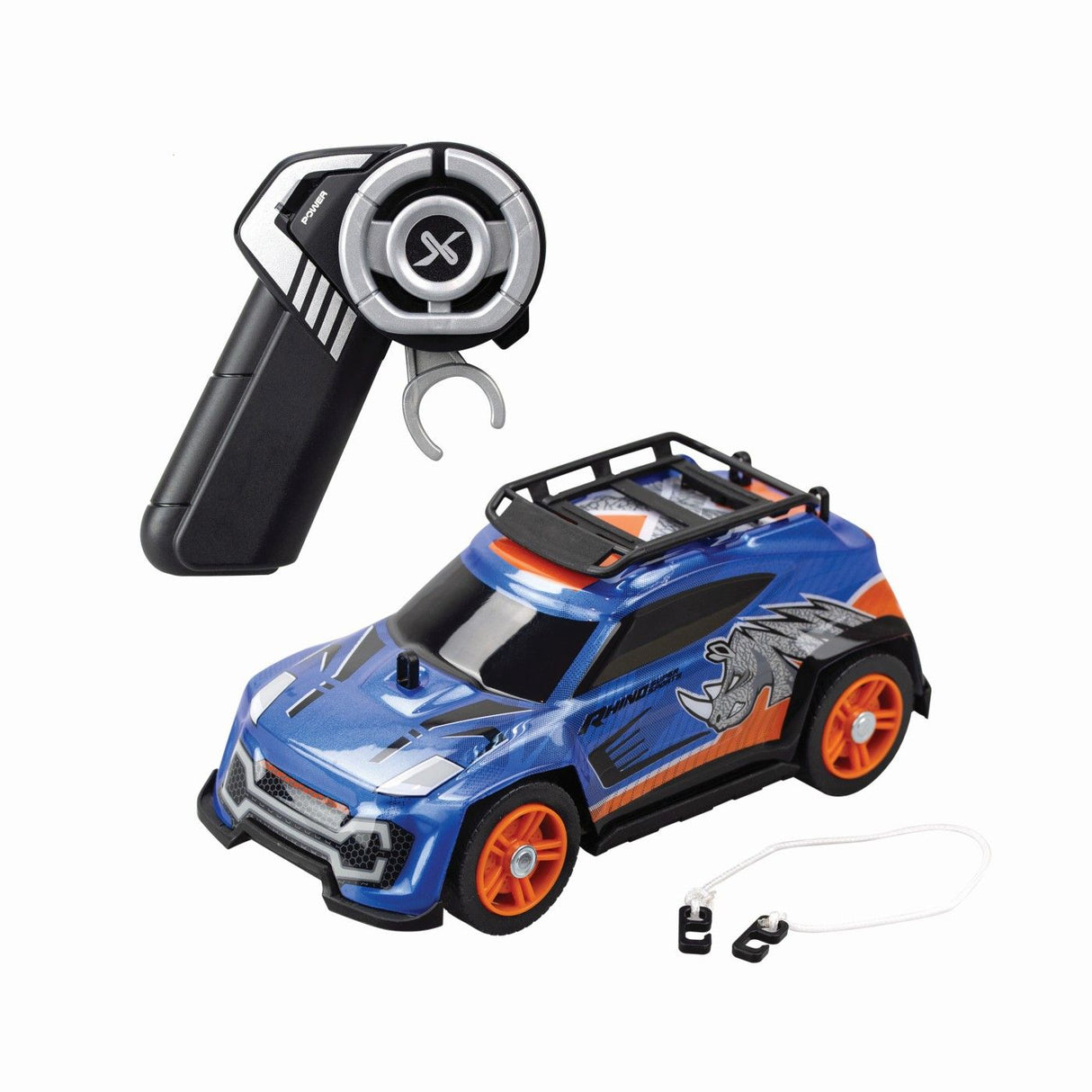 SILVERLIT EXOST BUILD 2 DRIVE MASINUTA RC ALBASTRA