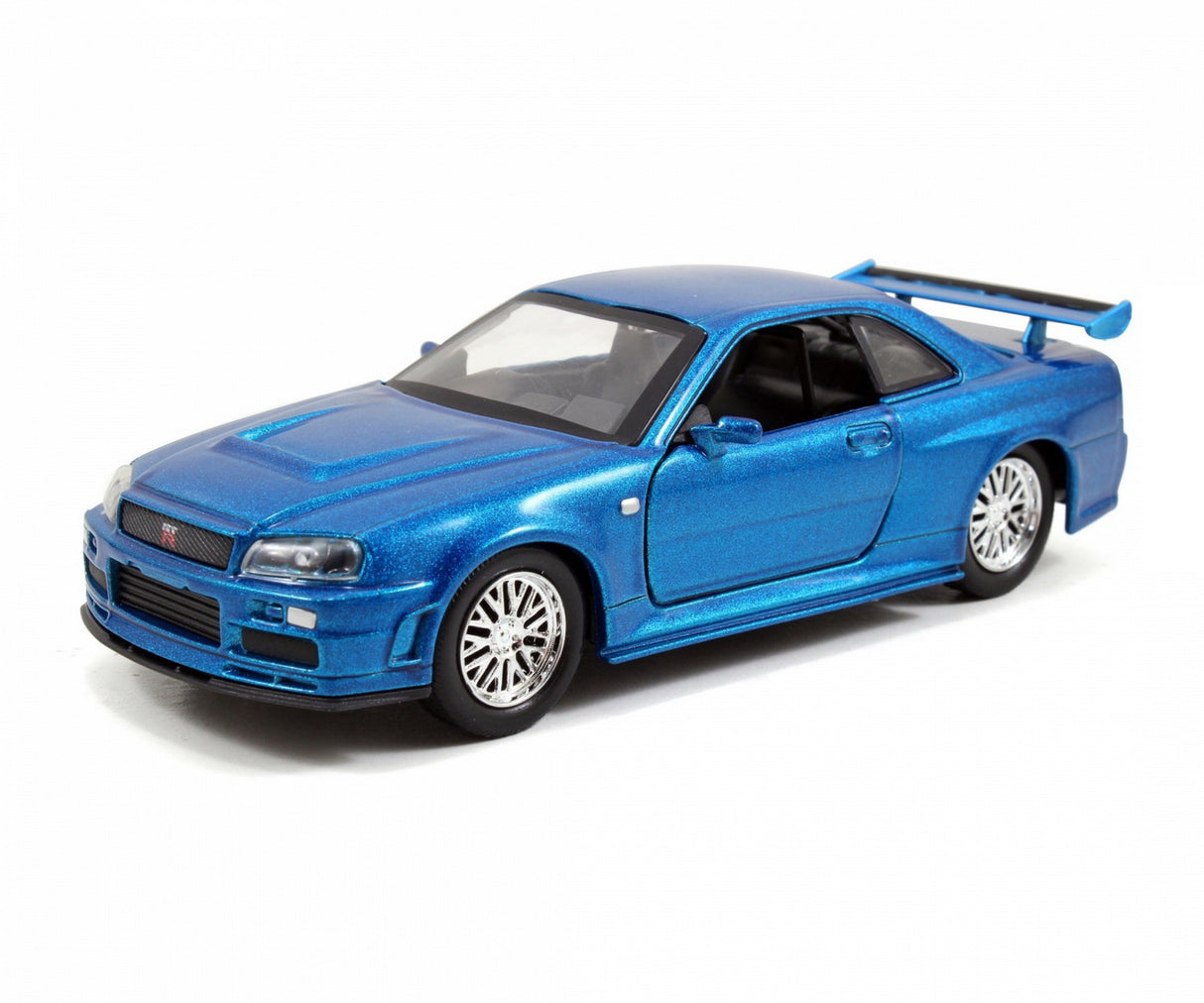SET MASINUTE METALICE FAST & FURIOUS BRIAN'S NISSAN SKYLINE GT-R(BNR34) SCARA 1 LA 32