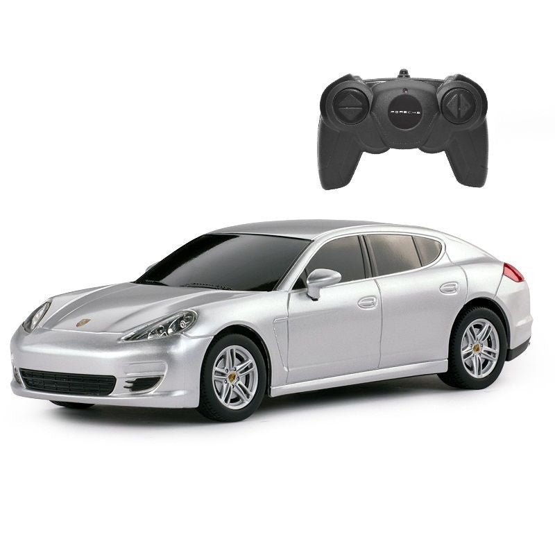 MASINA CU TELECOMANDA PORSCHE PANAMERA ARGINTIU CU SCARA 1 LA 24