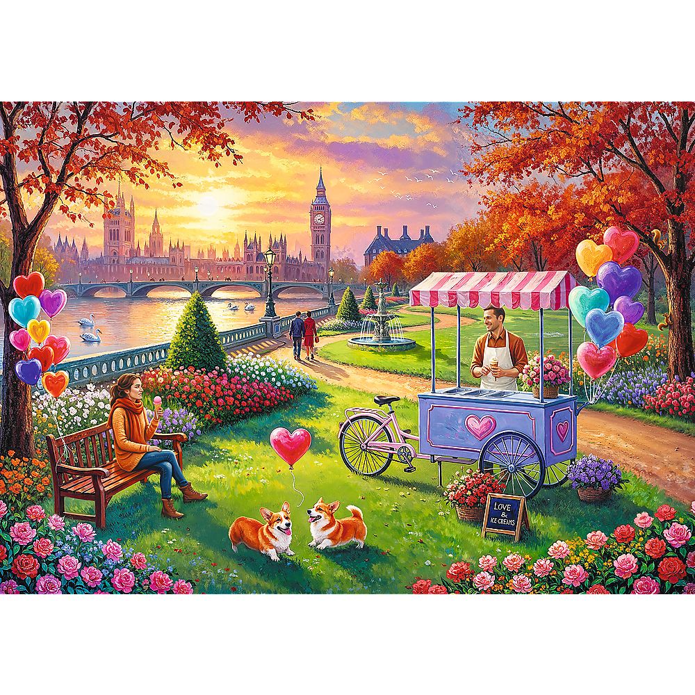 PUZZLE TREFL 500 PREMIUM PLUS LOVE STORY LONDRA ROMANTICA