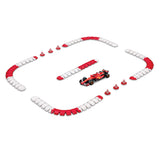 MAISTO SET PISTA CONSTRUIBILA CU MASINUTA FERRARI SF 24 RC CU TELECOMANDA 2.4GHz SCARA 1 LA 41
