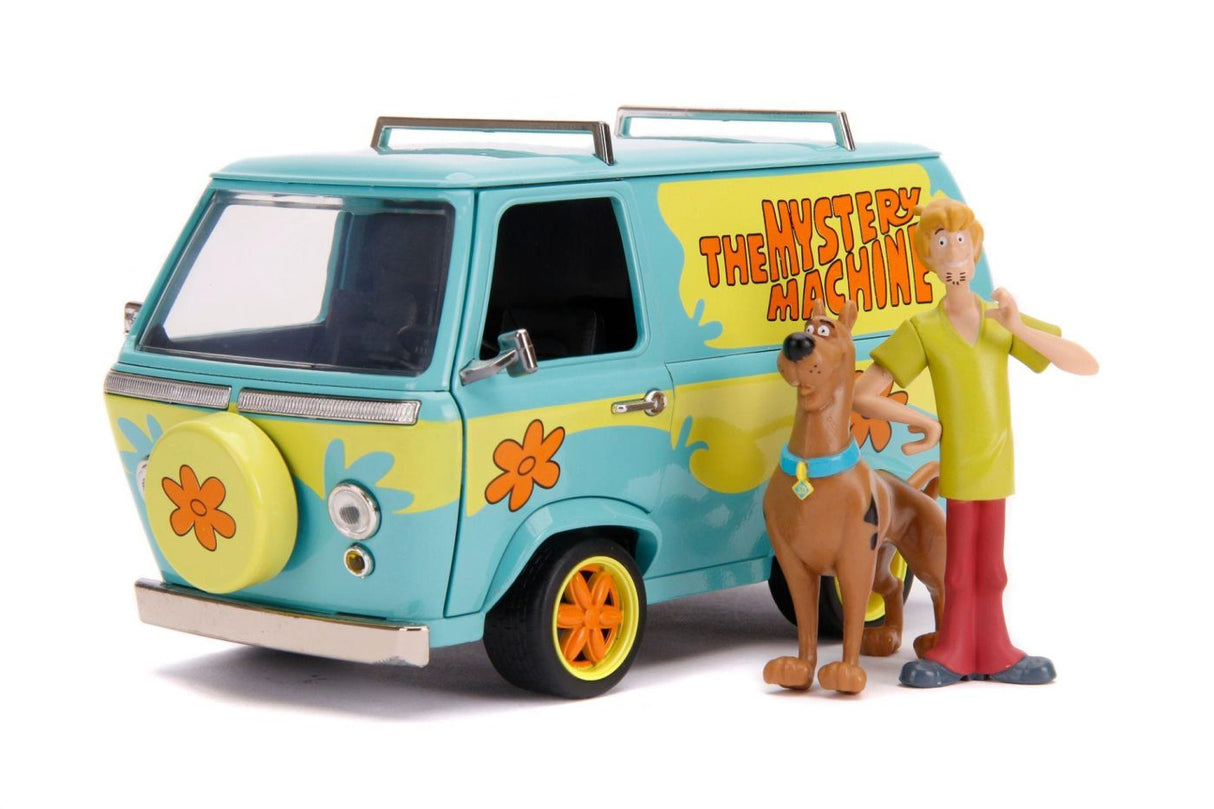 JADA SCOOBY DOO SET DUBA METALICA MISTERIOASA SCARA 1 LA 24 SI 2 FIGURINE