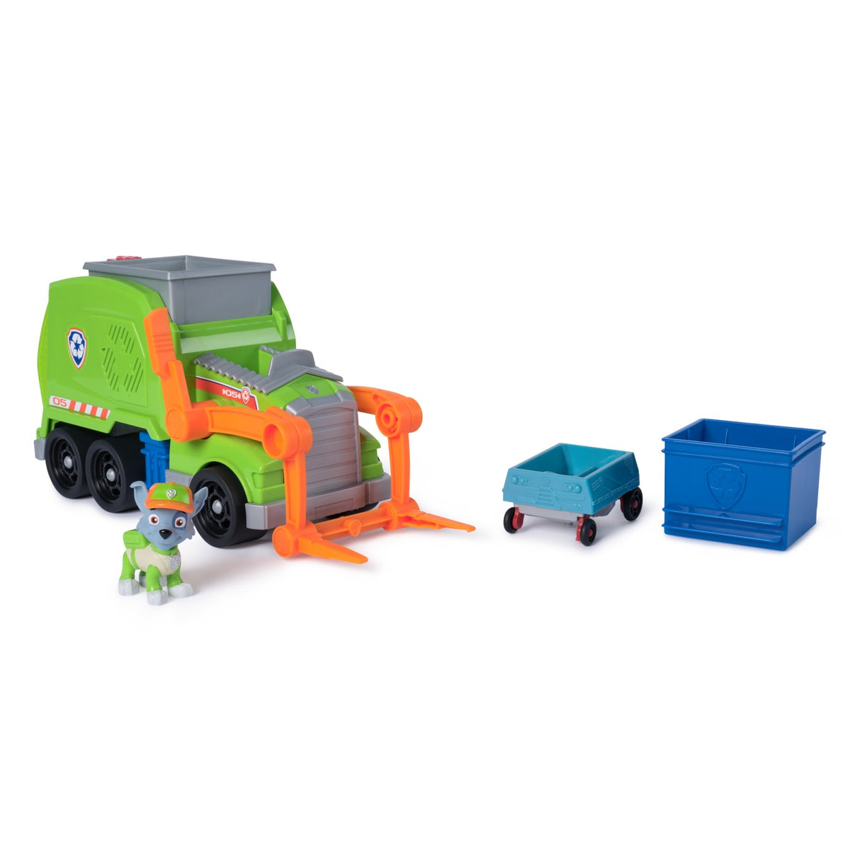 PATRULA CATELUSILOR ROCKY SI CAMIONUL DE RECICLARE CRUSH N ROLL