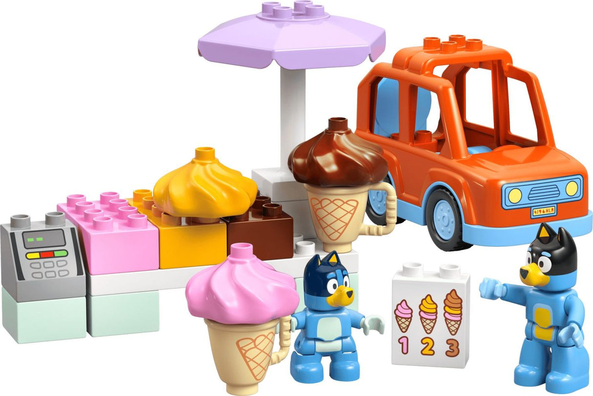LEGO DUPLO VIZITA CU BLUE LA FURGONETA DE INGHETATA 10458