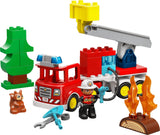 LEGO DUPLO CAMION DE POMPIERI CU FURTUN SI POMPIER 10473