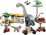 LEGO JURASSIC WORLD RENASTEREA MISIUNE DE URMARIRE A UNUI VELOCIRAPTOR SI A UNUI TITANOSAURUS 76973