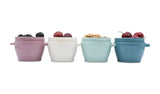 SET 4 RECIPIENTE SILICON SNAP&GO, MELII LUXE, 4*118 ML