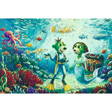 PUZZLE TREFL 100 FAMILIA TREFLIK INSPIRAT DE ARTA MAGIA ADANCURILOR
