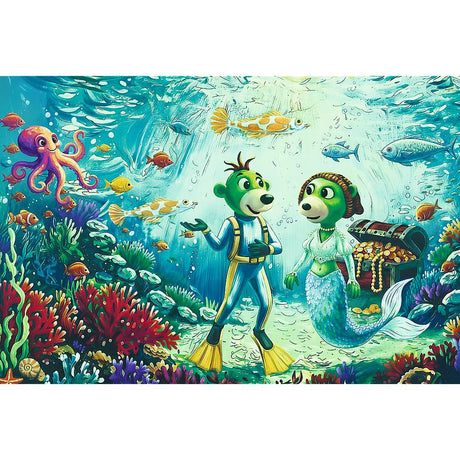 PUZZLE TREFL 100 FAMILIA TREFLIK INSPIRAT DE ARTA MAGIA ADANCURILOR