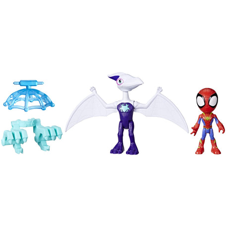 SPIDEY SI PRIETENII MARVEL DINO WEBS GHOSTASAURUS SI SPIDEY