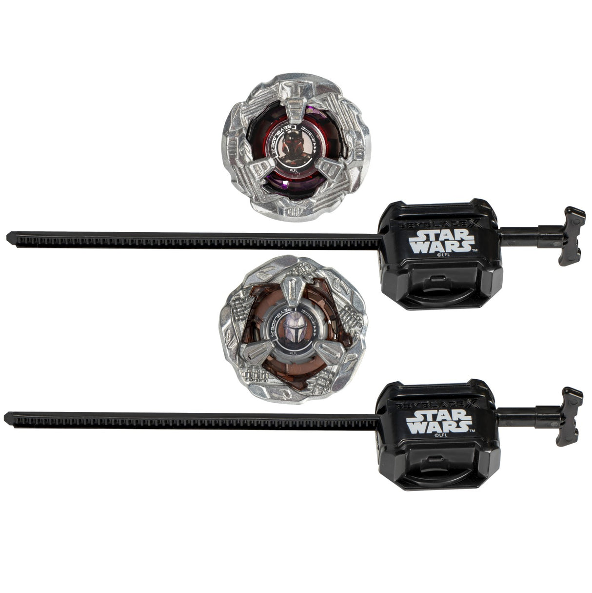 BEYBLADE X STAR WARS PACHET DUO THE MANDALORIAN 3-60F SI MOFF GIDEON 3-80N