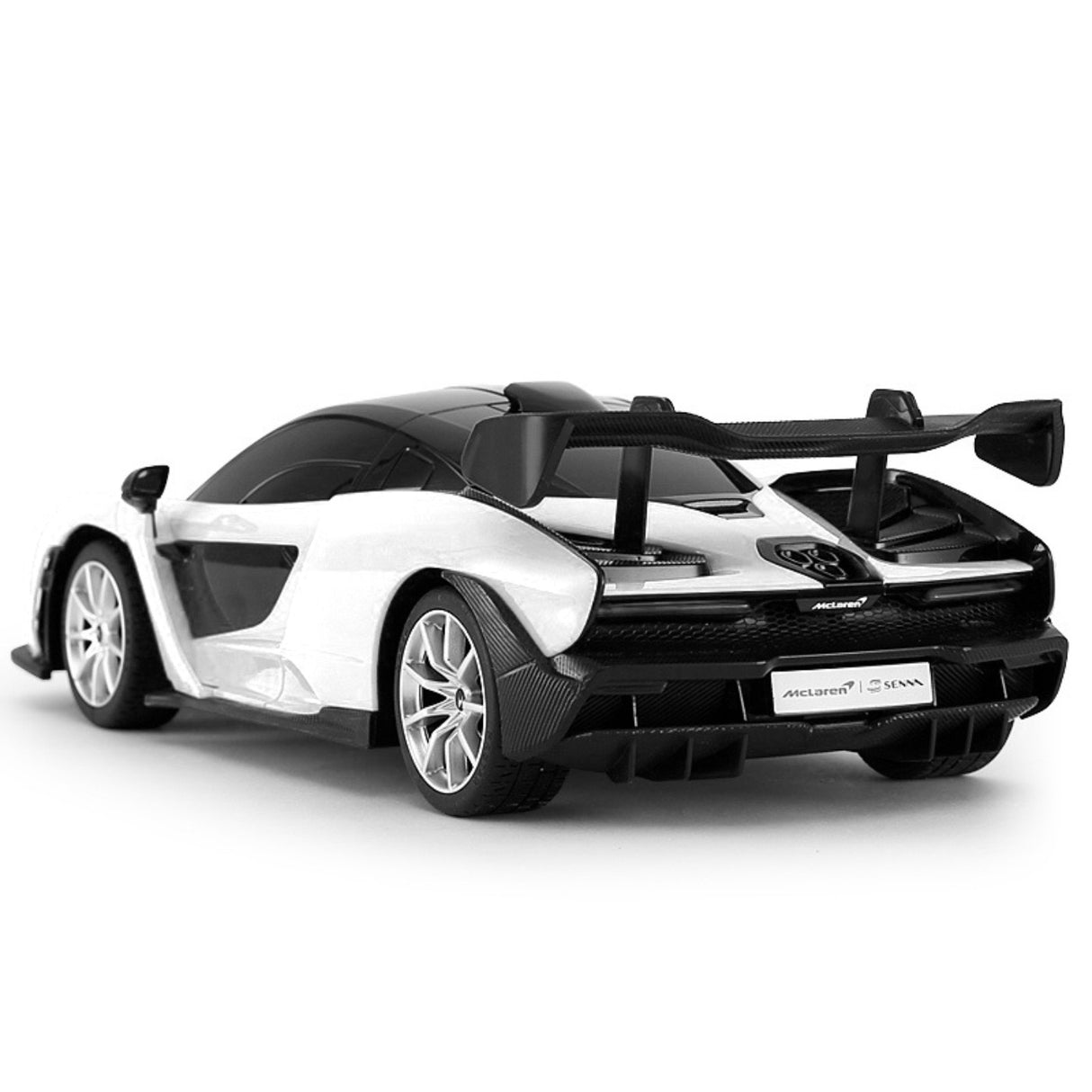 MASINA CU TELECOMANDA MCLAREN SENNA ALB CU SCARA 1 LA 18