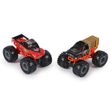 MONSTER JAM SET 2 MASINUTE METALICE LUMBERJACK SI AXE SCARA 1:64