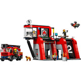 LEGO CITY STATIE SI CAMION DE POMPIERI 60414
