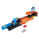 HOT WHEELS CITY TRANSFORMAREA GARAJULUI DE CASCADORII CU MASINUTA INCLUSA