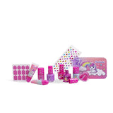 MARTINELIA LITTLE UNICORN SET LUCIU DE BUZE SI LAC DE UNGHII CU CUTIE METALICA