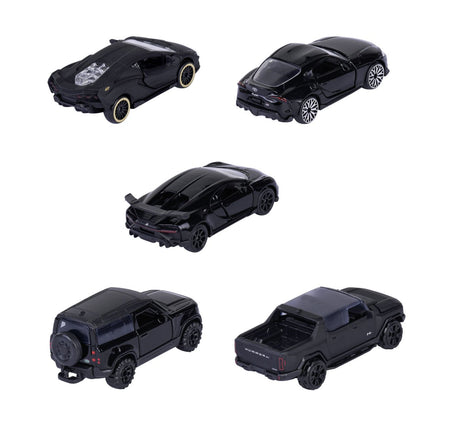MAJORETTE SET 5 MASINUTE BLACK EDITION 2.0 GIFTPACK