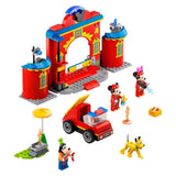 LEGO MICKEY AND FRIENDS STATIA SI CAMIONUL DE POMPIERI ALE LUI MICKEY SI PRIETENILOR SAI 10776