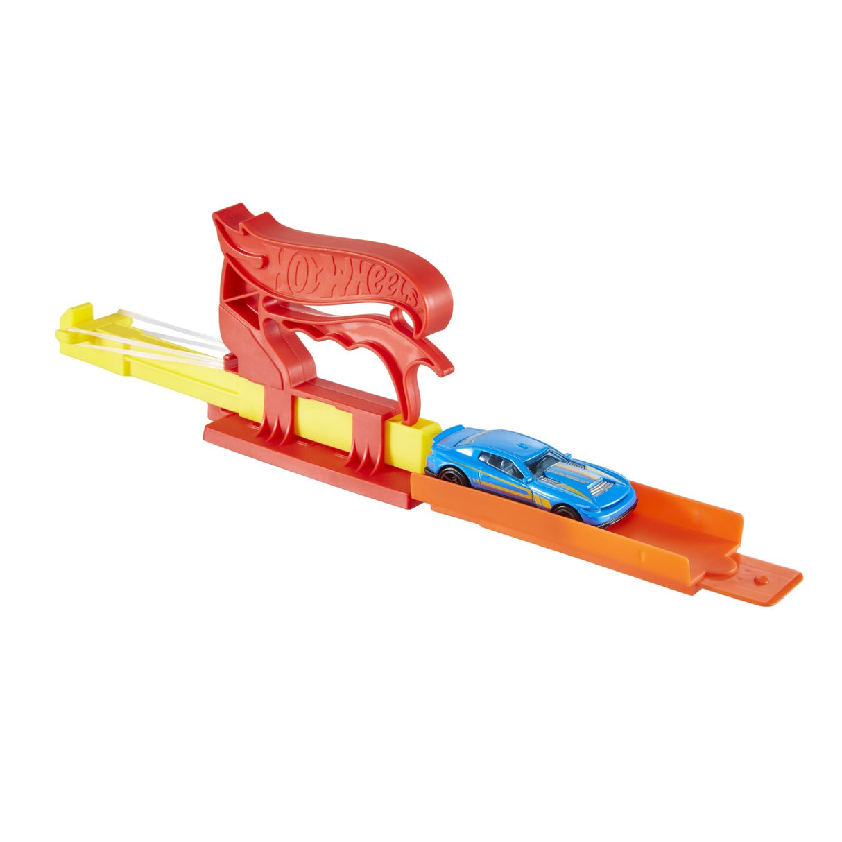 HOT WHEELS SET LANSATOR PORTABIL ROSU SI MASINUTA