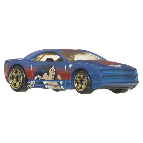 HOT WHEELS MASINA METALICA TEMATICA BATMAN MUSCLE TONE SCARA 1 LA 64