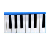 Muzicuță melodică albastră 700g, vedere perspectivă, potrivită pentru începători și copii