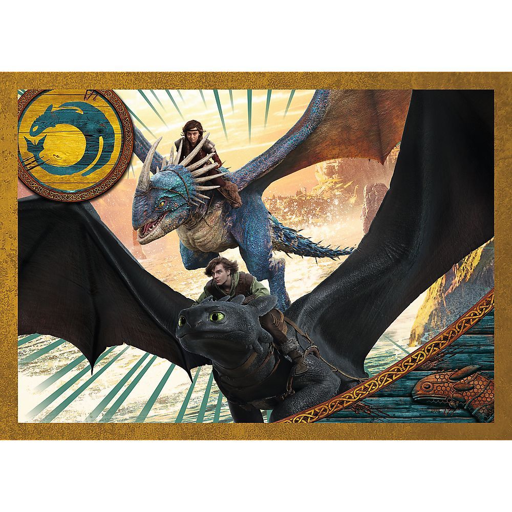 PUZZLE TREFL 4IN1 CUM SA ITI DRESEZI DRAGONUL ZILELE DRAGONULUI
