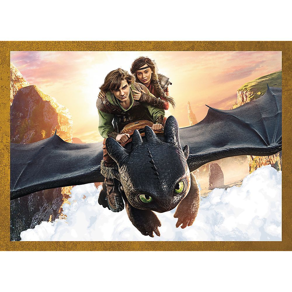 PUZZLE TREFL 4IN1 CUM SA ITI DRESEZI DRAGONUL ZILELE DRAGONULUI